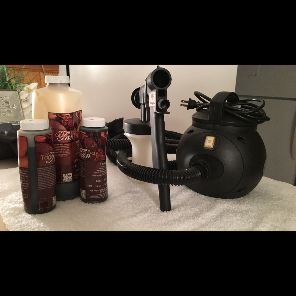 Tanning self spray gun